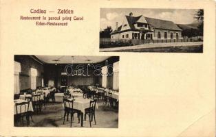 Feketehalom, Codlea; Eden étterem a Károly Parkban, belső / restaurant in the park, interior (EB)