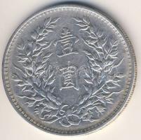 Kína 1914. 1$ Ag T:2/3+