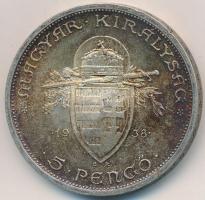 1938. 5P Ag "Szent István" T:2 oxidáció
Adamo P8.1