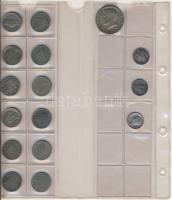 USA kis hagyaték tétel az 1800-as évek végétől, összesen 16db benne 5c "Liberty" (8x), 10c...