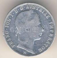 Ausztria/olasz verdejel 1858M 1Fl Ag T:3/4 ph