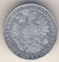 Ausztria/olasz verdejel 1858M 1Fl Ag T:3/4 ph