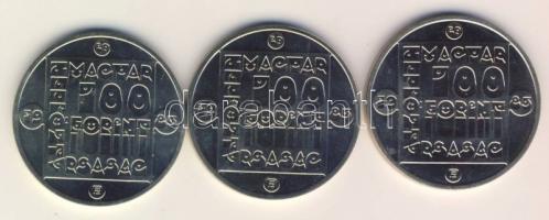 1975. 100Ft 3klf "Természetvédelem: teknős-vadmacska-vidra" T:BU