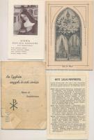 cca 1916, 1939 Imádságos füzetek Toma Imre (1884-1946) plébános, tábori lelkész hagyatékából,  4 db