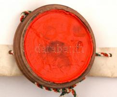 1920 Toma Imre (1884-1946) plébános, tábori lelkész kánonjogi diplomája, eredeti tokjában, pecséttel