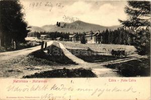 Tátra, Matlárháza, Tatra, Tatranské Matliare; szállóépületek, kiadja Kuszmann Gyula / holiday resort (EK)