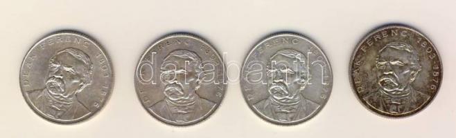1993. 200Ft Ag "MNB" (2x) + 1994. 200Ft Ag "Deák" (4x) összesen 6db T:BU,exBU