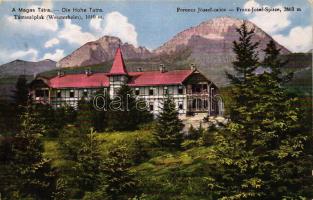 Tátraszéplak, Tatranska Polianka; szálloda, Ferenc József-csúcs / hotel, peak (EK)