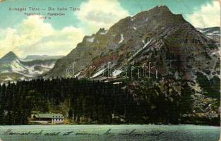 Tátra, Magas Tátra, Tatra; Poprádi-tó / lake (fa)