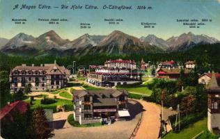 Tátrafüred, Stary Smokovec; Kertész Tódor vendéglője, Kávéház / restaurant, coffe shop (EK)