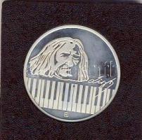 1986. "Liszt Ferenc" emlékérem Ag 12g T:PP R! Dísztokban, tanúsítvánnyal, csak 3000db!