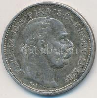 1912KB 1K Ag "Ferenc József" T:2 patina