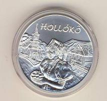 2003. 5000Ft Ag "Hollókő" T:BU Díszdobozban!