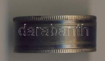 1848. 2db 20kr Ag pénzből kialakított  érdekes gyűrűtartó