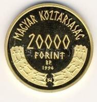 1996. 20000Ft Au 6,982g "Honfoglalás" T:PP Csak 5000db!