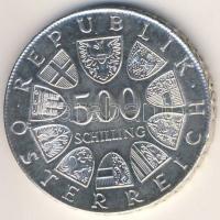 Ausztria 1981. 500Sch Ag "Otto Bauer" T:2