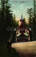 Tátra, Barlangliget, Tatra, Tatranská Kotlina; Katolikus kápolna, kiadja Wlaszlovits Gusztáv / catholic chapel (EK)