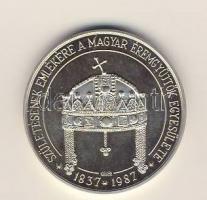 1987. "MÉE-Erzsébet királynő" Ag 36,20g T:PP