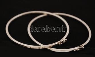 Ezüst(Ag) karperec, 2 db, jelzett, 6,1 g