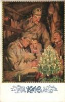 1916 Fröhliche Weihnachten / WWI-era K.u.K. Christmas greeting