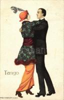 Tango, dancing couple, B.K.W.I. 843-5. s: Mela Koehler (EB)