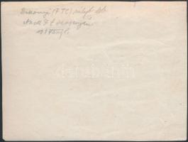 1917 Bakonyi FTC súlyt dob, fotó verzón feliratozva, kissé viseltes állapotban, 8x11cm