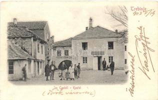 Trebinje; castle, shop of Ahmed Riojesic, soldiers (r)