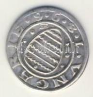 1896. I.Ferenc József "Millenium dénár" Ag T:2 pici ph