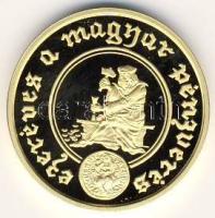2001. 20000Ft Au 6,982g "Magyar pénzverés.." T:PP R! Csak 3000db! Tanúsítvánnyal, díszdobozban!
