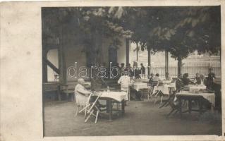 1924 Borberek, Vurpar; étterem kerthelyisége / restaurant garden, photo (EK)