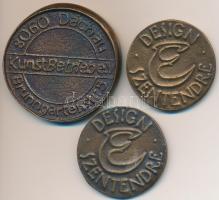 1987. "Kunst aus Szentendre" kétoldalas Br érem (44mm) + DN "Design Szentendre" ...