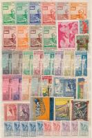 103 db régi levélzáró 3 berakólapon (német, osztrák, olasz, belga, francia)