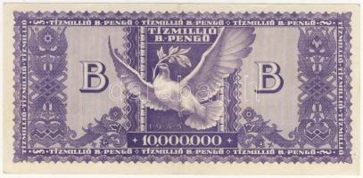 1946. 10.000.000B.-pengő T:II+ Csak egyszer hajtva!