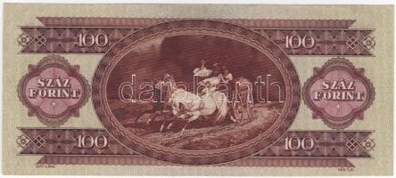 1947. 100Ft T:II+ Csak egyszer hajtva, törve nem!