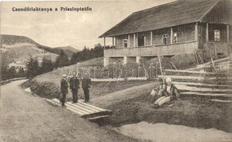 Priszlop, Liviu Rebrenau; Csendőrlaktanya a Priszloptetőn / gendarme barracks (EB)