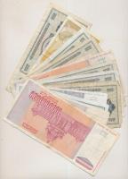 Jugoszlávia 40db-os vegyes bankjegy tétel T:vegyes Yugoslavia 40pcs of banknotes C:mixed