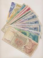 Jugoszlávia 40db-os vegyes bankjegy tétel T:vegyes Yugoslavia 40pcs of banknotes C:mixed