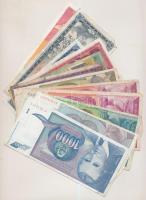 Jugoszlávia 40db-os vegyes bankjegy tétel T:vegyes Yugoslavia 40pcs of banknotes C:mixed