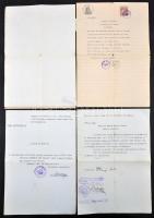 1930-45 Állampolgársággal kapcsolatos dokumentumok, illetve főkonzuli levél a M. Kir. főkonzul aláír...