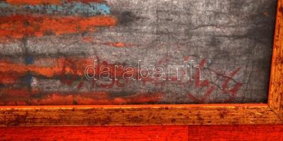 Borbély Gizella (1920-1994): Naplemente. Pasztell, papír, jelzett, üvegezett keretben,  46×33 cm