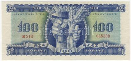 1946. 100Ft hátlapi képeltolódás felfelé T:I