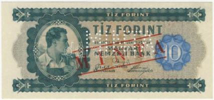 1946. 10Ft Minta perforáció + piros fny T:I