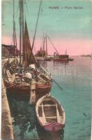 Fiume, Porto Baross / Baross kikötő, vitorlás hajó / harbor, sailing ship