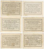 1848. 30kr "Kossuth bankó" előlap durva elmosódott festékelfolyásokkal tarkított nyomat T:...