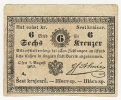 1849. 6e.kr "Almássy" T:II- felül kicsit jav.