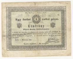 1849. 1Ft "Almássy" T:restaurált