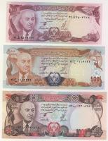 Afganisztán 1973-78. 10A-1000A 6db bankjegy teljes sor T:I