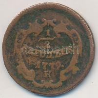 1779K 1/2kr Cu "Mária Terézia" T:3
Huszár: 1765., Unger III.: 1275.b