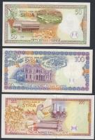 Szíria 1997-98. 50Font-1000Font 5klf bankjegy T:I,I-