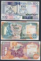 Szomália 1983-1996. 5Sh,10Sh,20Sh,50Sh,100Sh,500Sh,1000Sh T:I